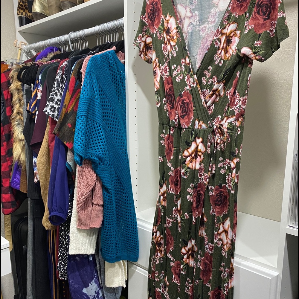 Floral maxi dress